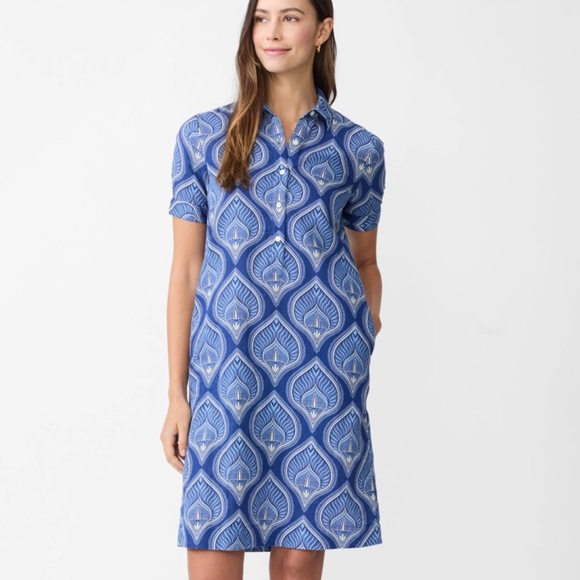 NWT J. McLaughlin Teresa Dress, Size L in Neo Tangier Geo - Picture 1 of 7